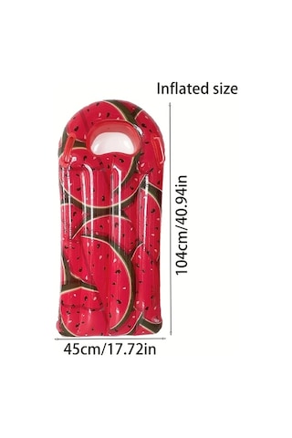 Honeybeeshop Yaz İcin Siserme Cok Renkli Dalga Tahtasi Karpuz 1pc Kalinlastirilmis Pvc Tutma Kolu Su Malzemeleri