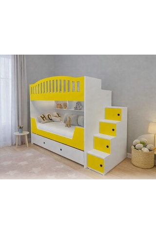 Infinity Yavrulu Fonksiyonel Merdivenli Ranza Sb 2 90 X 190 CM