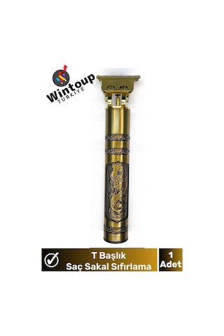 Wintoup Kuaför Tipi T Başlıklı Saç Sakal Ense Çizik Tıraş Makinesi