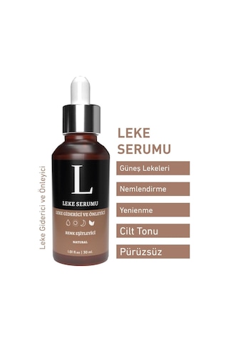 Leke Serumu Cilt Tonu Eşitleyici, Aydınlatıcı, Nemlendirici Bakım Serumu - Arbutin + Vitaminc 30ml
