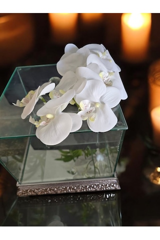 Cam Söz Nişan Çeyiz Bohça Kutusu 25 25 20 Cm Gelin Damat Bohçası Ahşap Aynalı Taban