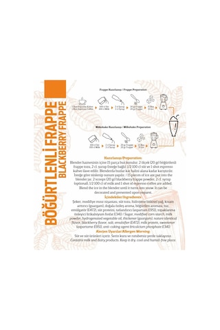 Oze Frappe Seti Çilek + Karamel + Kivi + Mango + Muz + Böğürtlen 6 x 250 G