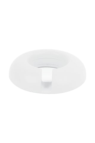 Konesam Dört Bölmeli Silikon Atıştırmalık Tepsisi - Hafif, Taşınabilir, Isı Dayanıklı, Ev Ve Seyahat İçin Uygun Beyaz