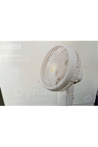 Everest Fan12 Dynabreeze Krem-gold 9" 70w 3 Hız Kademeli 2000rpm Çift Motorlu Vantilatör- Pervanesi
