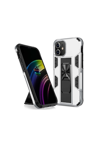 Apple Uyumlu iPhone 11 Kilif Miknatisli Zirhli Korumali Silikon Kapak 467927114