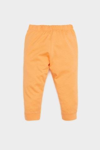 DeFacto Erkek Bebek Garfield Pijama Takımı Kısa Kollu Penye Üst Beli Lastikli Uzun Alt E1176A525SMOG162 Turuncu