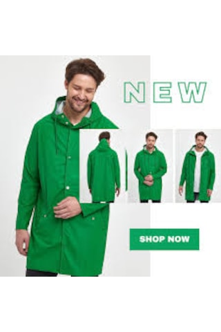 T Rain Pu Raincoat L Beden Açık Yeşil Erkek Yağmurluk Açık Yeşil
