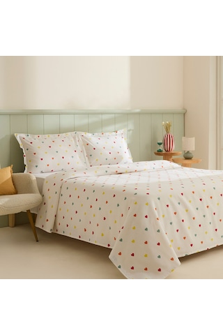 Karaca Home Amour %100 Pamuk Çift Kişilik Pike Takımı Multicolour Renkli
