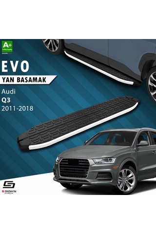 S-dizayn Audi Q3 8u Evo Aluminyum Yan Basamak 173 Cm 2011-2018