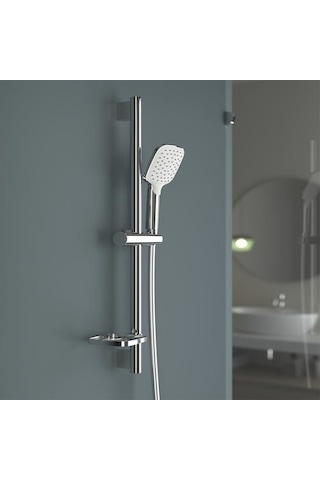 Teska Ganj Sürgülü Duş Seti-smart Flex Hortumlu.