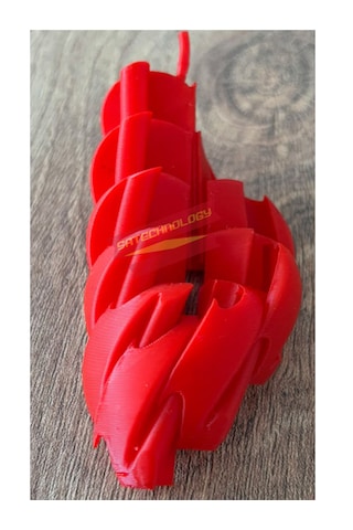 Stres Oyuncak Elma Twisty Fidget Hareketli Oyuncak Elma Kırmızı