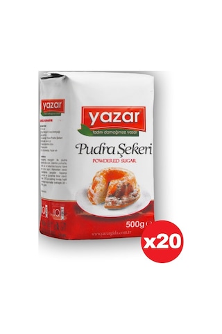 Yazar Pudra Şekeri 20 x 500 G