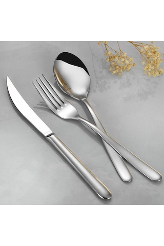 Kütahya Venüs 72 Prç Çkb Takımı-Sade Gümüş