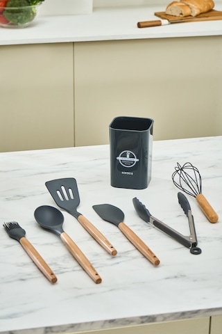 Karaca Zoey 7 Parça Silikon Servis Seti Antrasit