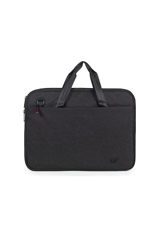 Necati Çanta Macbook Organizer Laptop Evrak Çantası 15.6 & 16 Inç Siyah-1643 Siyah
