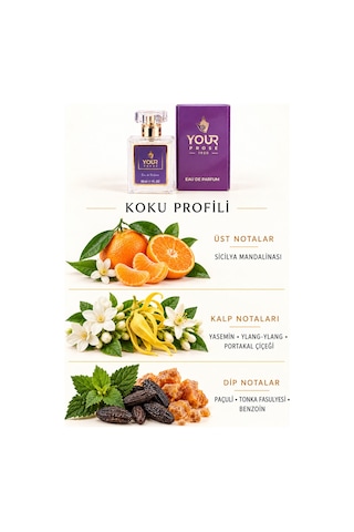 Your Prose K111 Gül, Karanfil Ve Amber Notalı Sıcak Baharatlı Çiçeksi Kadın Parfümü Edp 50 Ml - 8690352000012yp111 Oryantal