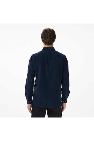 Nautica Erkek Lacivert Classic Fit Gömlek Düz W57424t Lacivert
