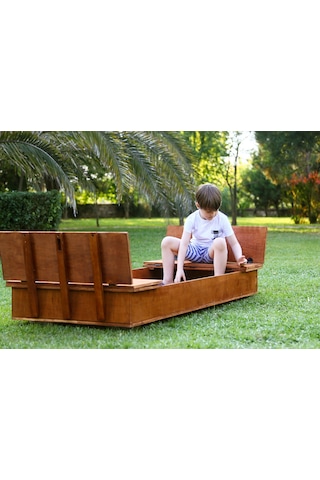 MANDU Ahşap Çocuk Kum Havuzu