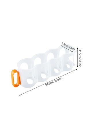 Yer Tasarruflu İçecek Kutusu Bira Şişesi İçecek Tutucu Buzdolabı Saklama Düzenleyici Kutu Saklama Rafı Sarı
