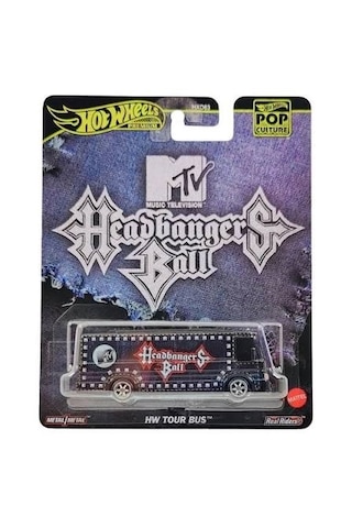 Hot Wheels Premium Pop Culture Mtv Headbanger Ball Tur Otobüsü Siyah