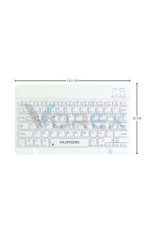 Pl-366 Bluetooth Kablosuz Klavye Type-c Şarjlı, Tablet Telefon Pc Uyumlu