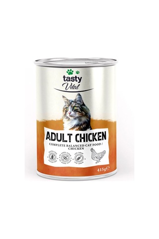 Tavuklu Yetişkin Kedi Konservesi Pate Ve Yumuşak Formda 415 Gr