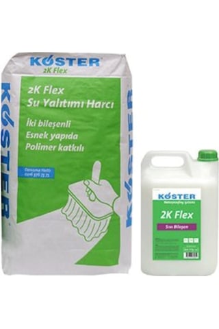 Köster 2K Flex - Çimento Esaslı Yarı Esnek Sürme Malzeme / 30 KG