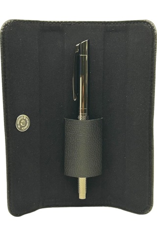 Füme İşlemeli Deri Kılıflı Roller İmza Kalemi 1477fm