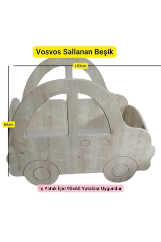 Mukotoys Vosvos Temalı Sallanan Beşik Açık Meşe