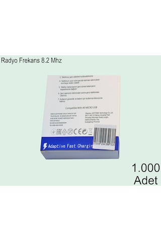 4x4 Cm Barkodlu Alarm Etiketi Rf Radyo Frekans 1000'li Rulo