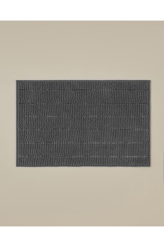 English Home Trendy Kaydırmaz Taban Banyo Paspası 50x80 Cm Gri Gri