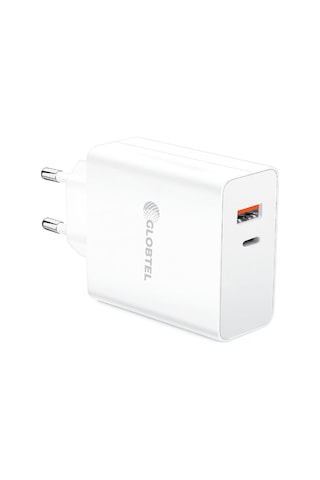 30w Çift Çıkış Şarj Adaptörü Apple Uyumlu iPhone- Redmi- Samsung - Usb Ve Type C Çıkışlı Başlık
