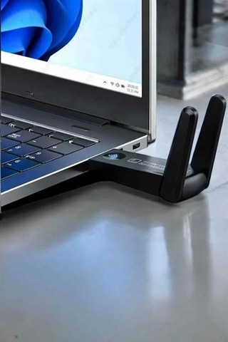 Wifi Alıcı Wifi Adaptörü Usb Girişli 3.0