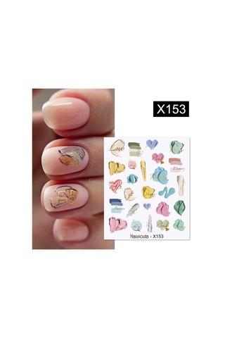 Su Transferli Nail Art Sticker X153 55344-8