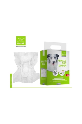 Nunbell Dişi Köpek Külodu/bağlama Bezi Xl 10'lu 15-26 Kg Arası