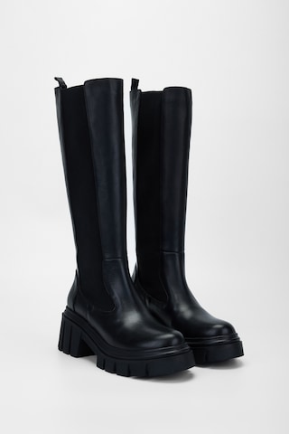 Valmenti Kadın Siyah Hakiki Deri Çizme 775 8045 Bn Czm Sk23/24 Siyah