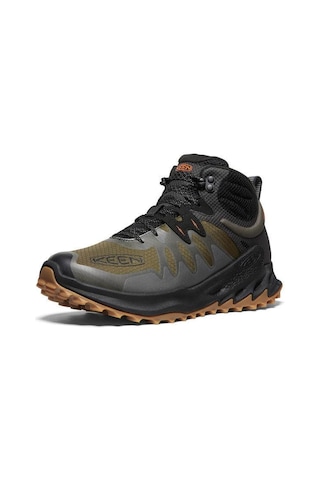 Keen Zionic Mıd Wp Su Geçirmez Yürüyüş Botu - Dark Olive/scarlet Ibis 001