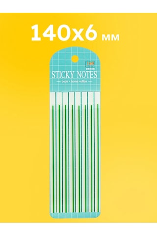 Calligrata Kendinden Yapışkanlı Yer İşareti, 20 Yaprak X 8 Parça, Yeşil 280389509