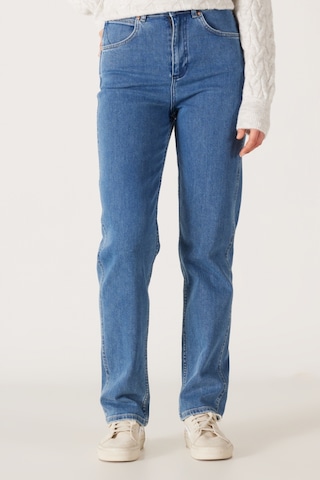 Wrangler Yüksek Bel Dar Paça Esnek Mavi Kadın Mom Jean Denim Kot Pantolon W27M68231 Mavi