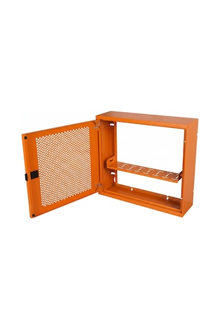 Alfafonet Wifi Box 450 Duvar Tipi Modem Ve Wifi Kutusu 450x120x350 Mm Turuncu Perfore Metal Kapak Montajlı