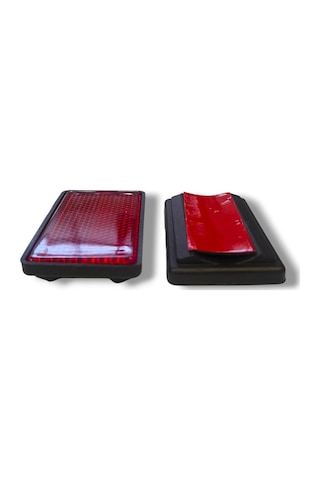 Ön Amortisör İçi Kırmızı Reflektör 2 Li Set Yapışkanlı Motosiklet