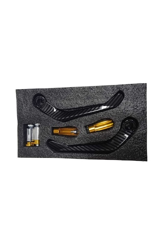 Onvo Rx4 Manet Koruma Karbon Desenli Sarı Gold Renk