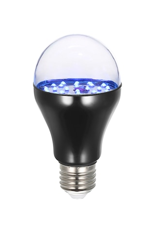 Led Uv Ampul Ultraviyole Siyah Işık E27 Lamba Tabanı Böcekleri Çekmek İçin Para Doğrulama Floresan Boyaları Tanımlama