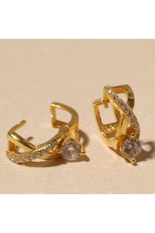 Azra Küpe 719938 Gold