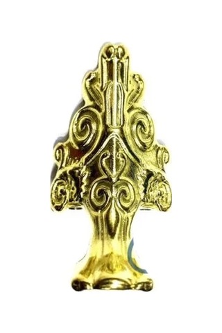 Lükens Sandık Ayağı, Kutu Ayak 4 Cm - Sarı Açık Lacivert