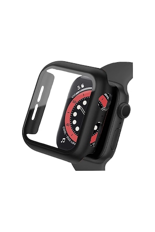 BİNANO Apple Uyumlu Watch 44MM SENSE KASA VE EKRAN KORUYUCU SİYAH