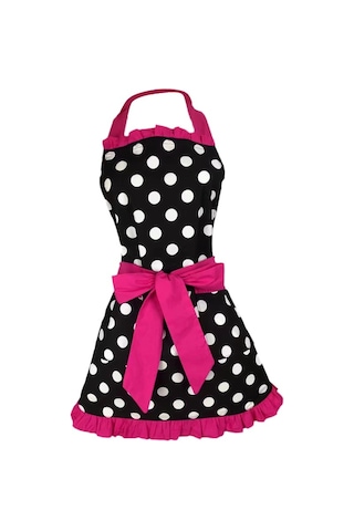 Dinosaurs Cep Bib Yemek Şefi İle Şık Kadın Önlük Şef Bowknot Mutfak Restoranı Gül Kırmızı Altın