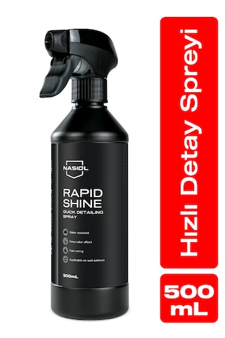 Rapidshine Araç Detay Spreyi Hızlı Cila Etkisi Derin Renk Showroom Parlaklığı 6 Ay Dayanım 500 ML