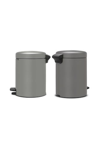 Brabantia Çöp Kutusu 5 Litre Newicon Pedallı Beton Gri 126284 Gri