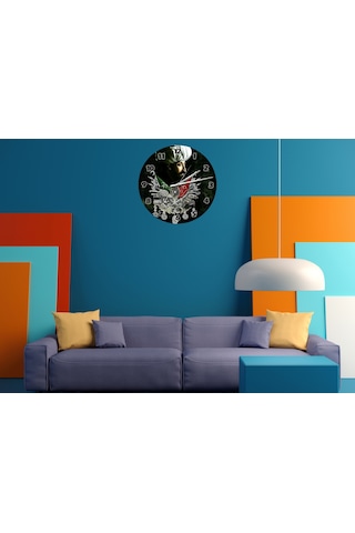 Ti-play Fatih 30x30cm Akrilik Dekoratif Modern Duvar Saati ÇOk Renkli